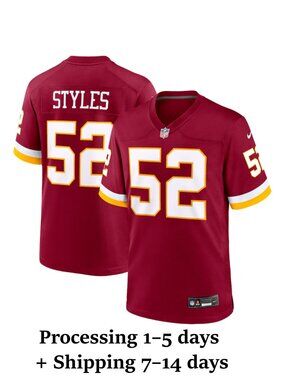 Mens Youths Select Sonny Styles Stitched Vapor Jersey Burgundy